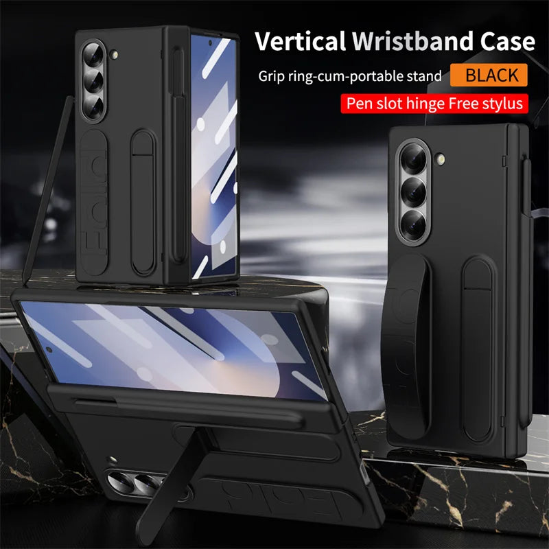 Hinge Case with Wristband & S Pen Slot for Galaxy Z Fold 7 / Fold 8