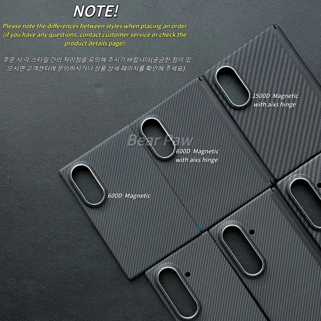 Aramid Fiber MagSafe Hinge Case for Galaxy Z Fold 8