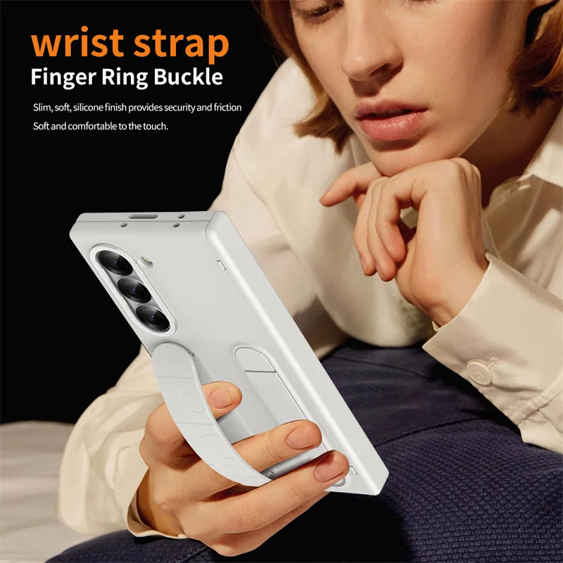 Hinge Case with Wristband & S Pen Slot for Galaxy Z Fold 7 / Fold 8