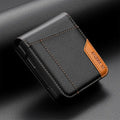 Leather Wallet Case with Card Holder for Galaxy Z Flip 7 / Flip 8
