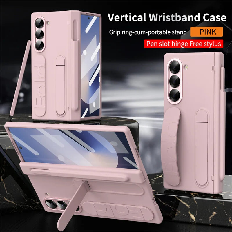 Hinge Case with Wristband & S Pen Slot for Galaxy Z Fold 7 / Fold 8