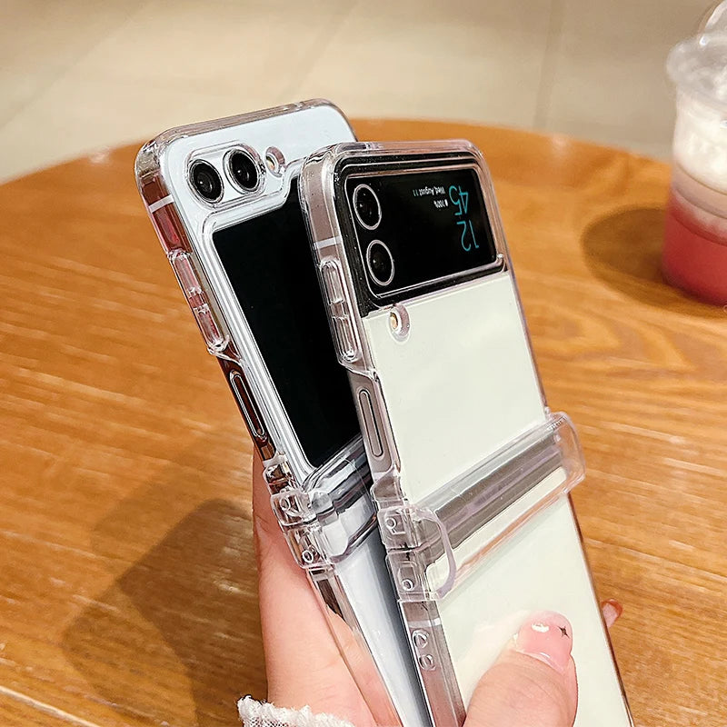 Clear Shockproof Case for Galaxy Z Flip 7 / Flip 8